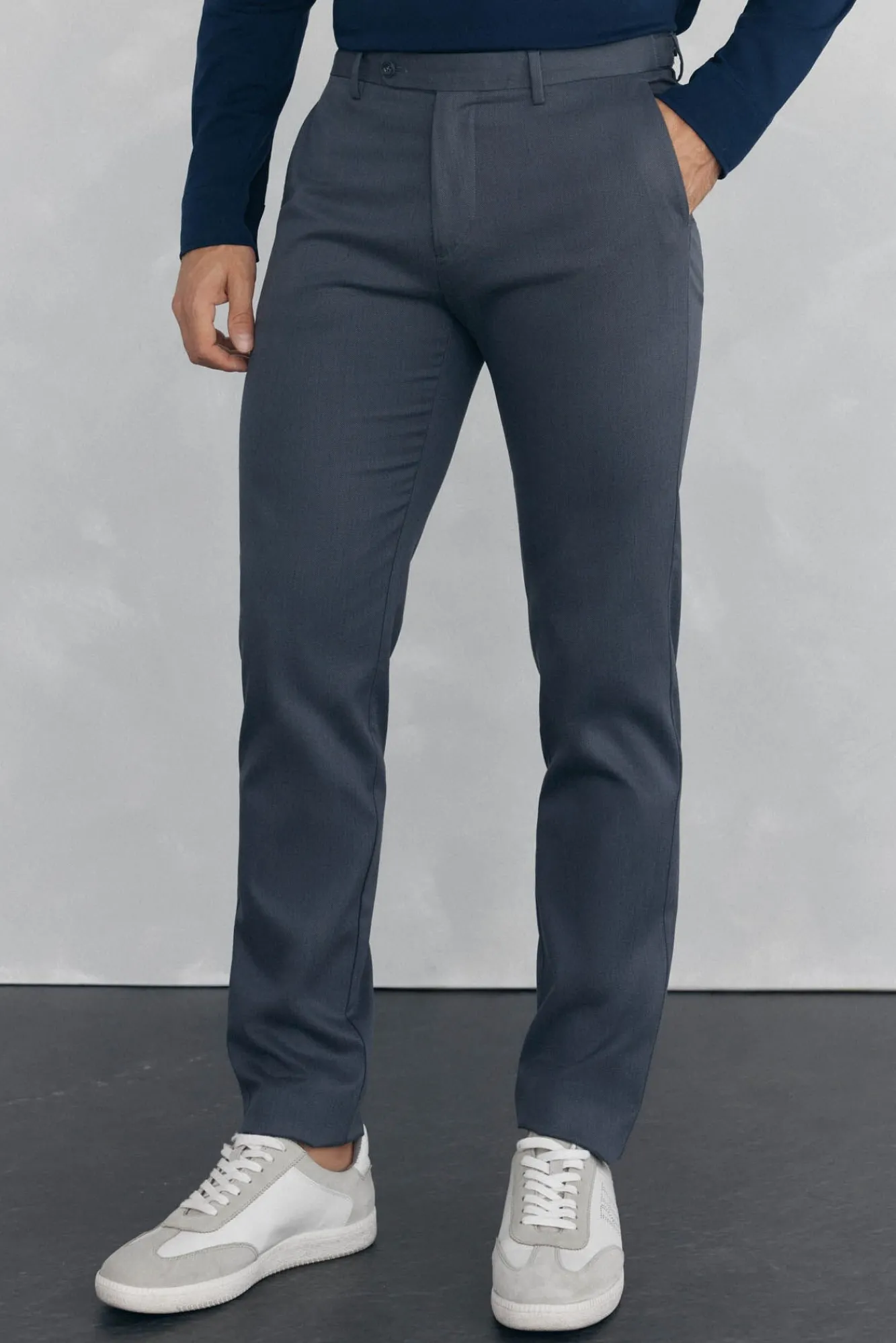 Hombre Pedro del Hierro Pantalones|Chinos>Pantalón chino print slim