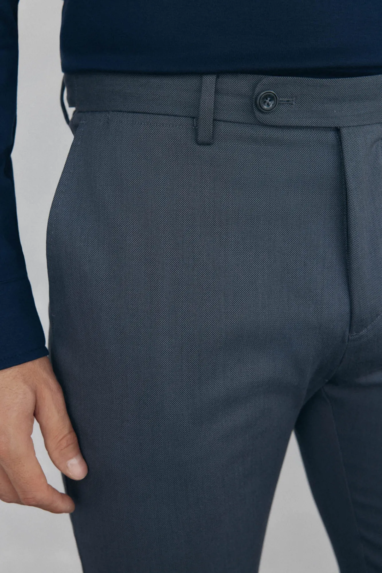 Hombre Pedro del Hierro Pantalones|Chinos>Pantalón chino print slim