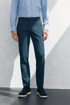 Hombre Pedro del Hierro Pantalones|Chinos>Pantalón chino print slim fit