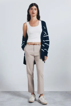 Mujer Springfield Pantalones>Pantalón chino recto