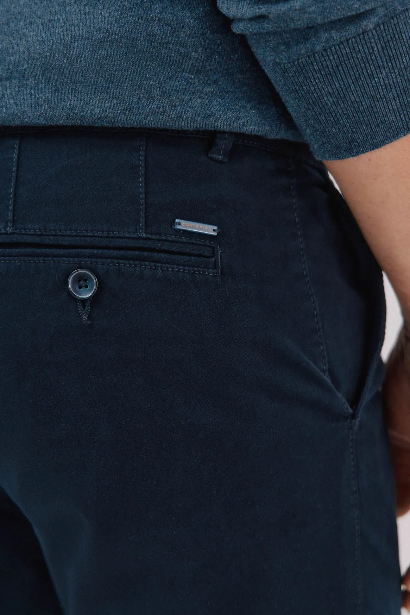 Hombre Cortefiel Pantalones|Chinos>Pantalón chino slim fit