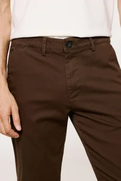 Hombre Selected Pantalones|Chinos>Pantalón chino Slim Fit confeccionado con algodón orgánico
