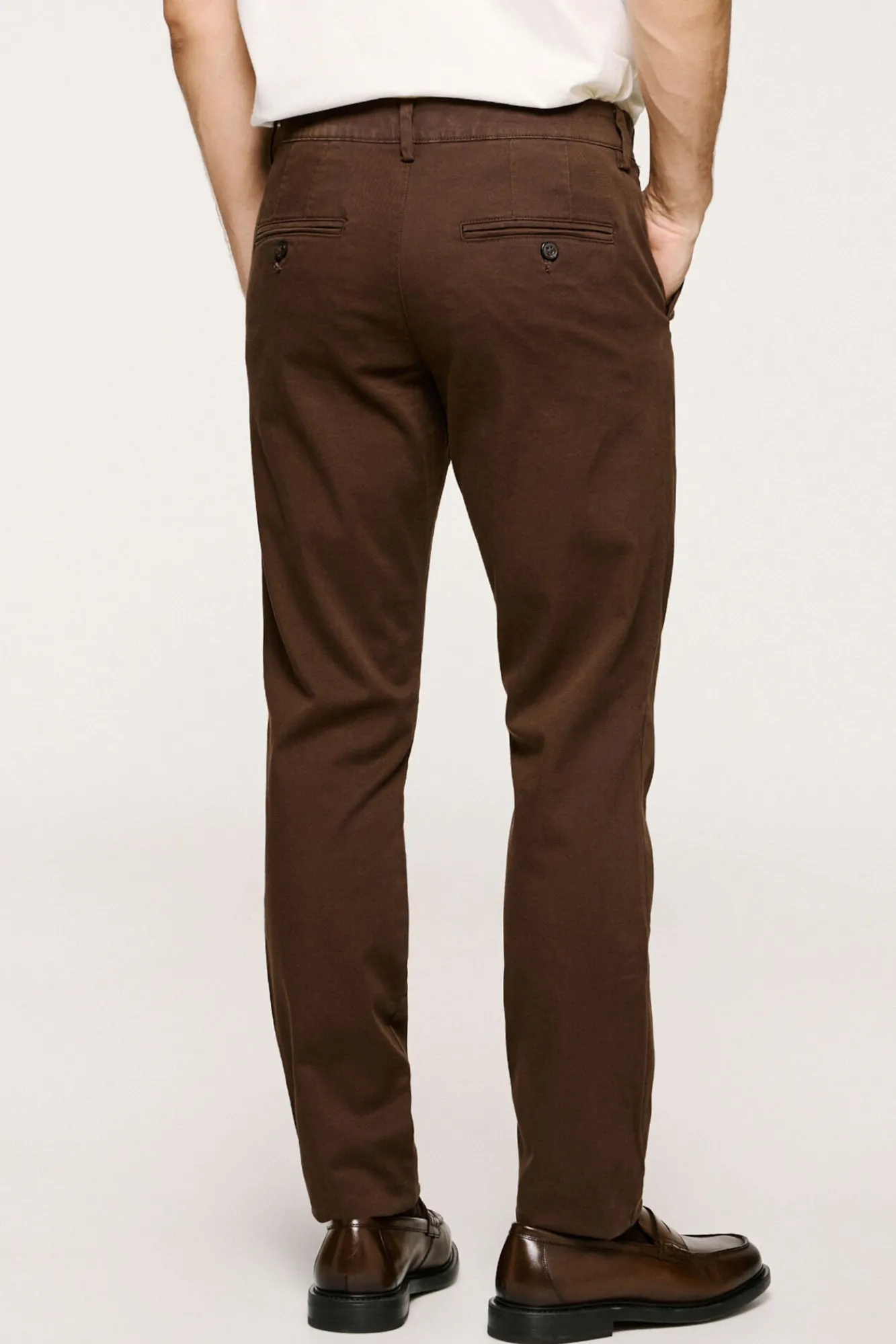 Hombre Selected Pantalones|Chinos>Pantalón chino Slim Fit confeccionado con algodón orgánico