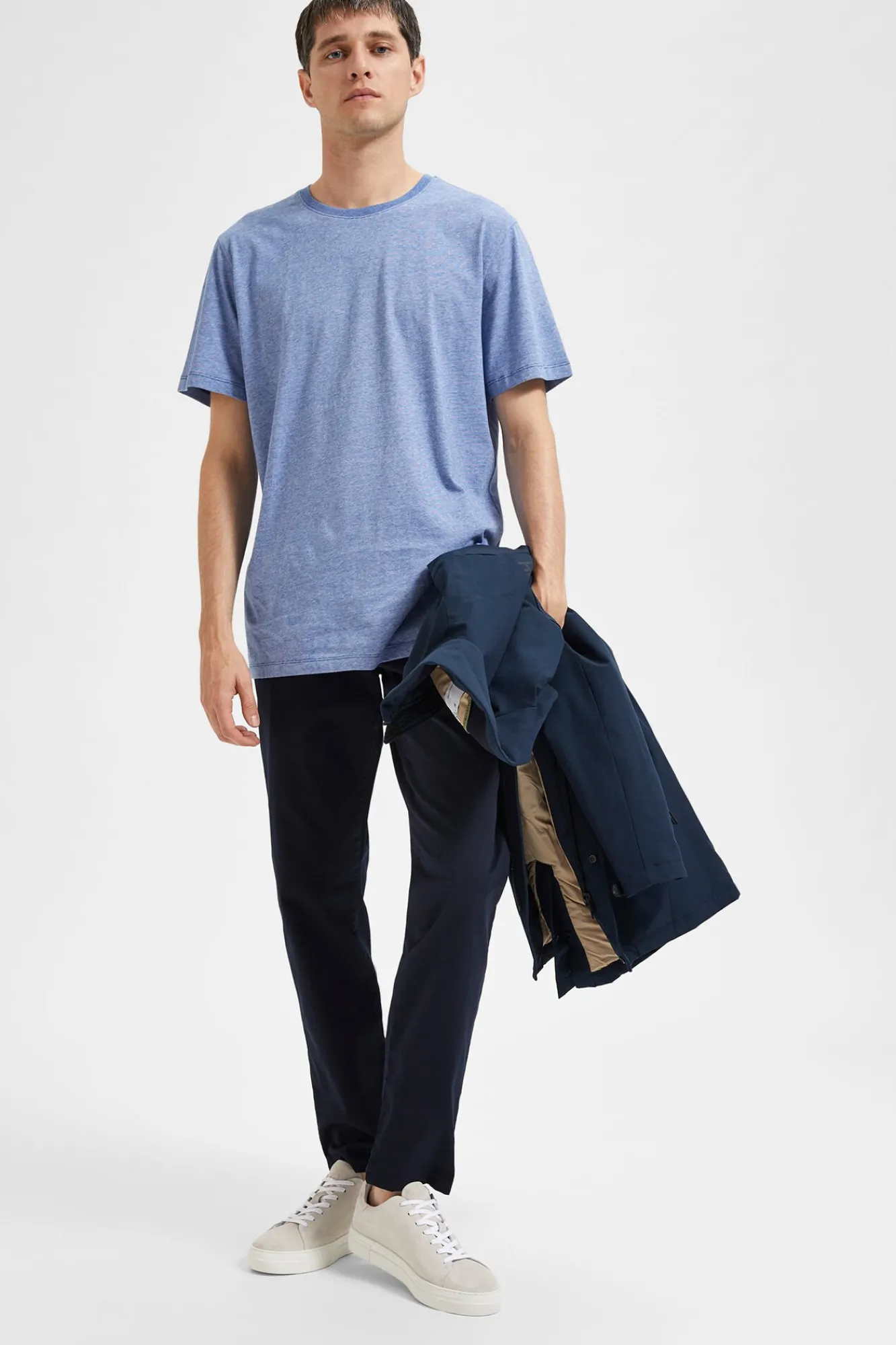 Hombre Selected Pantalones|Chinos>Pantalón chino Slim Fit confeccionado con algodón orgánico