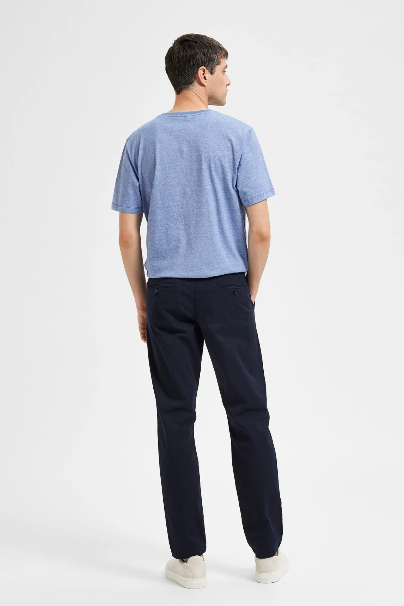Hombre Selected Pantalones|Chinos>Pantalón chino Slim Fit confeccionado con algodón orgánico