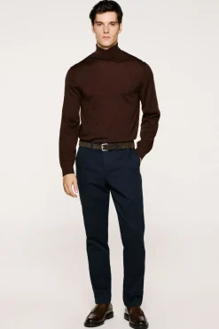 Hombre Selected Pantalones|Chinos>Pantalón chino Slim Fit confeccionado con algodón orgánico