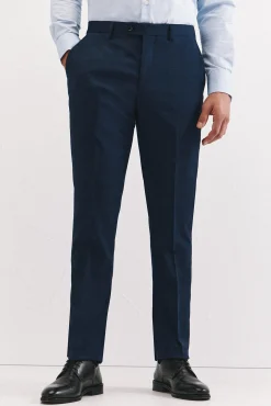 Hombre Cortefiel Pantalones De Vestir|Trajes>Pantalón cuadro azul slim fit