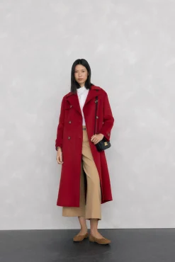 Mujer Pedro del Hierro Pantalones>Pantalón culotte con cinturón