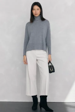 Mujer Pedro del Hierro Pantalones>Pantalón culotte con cinturón