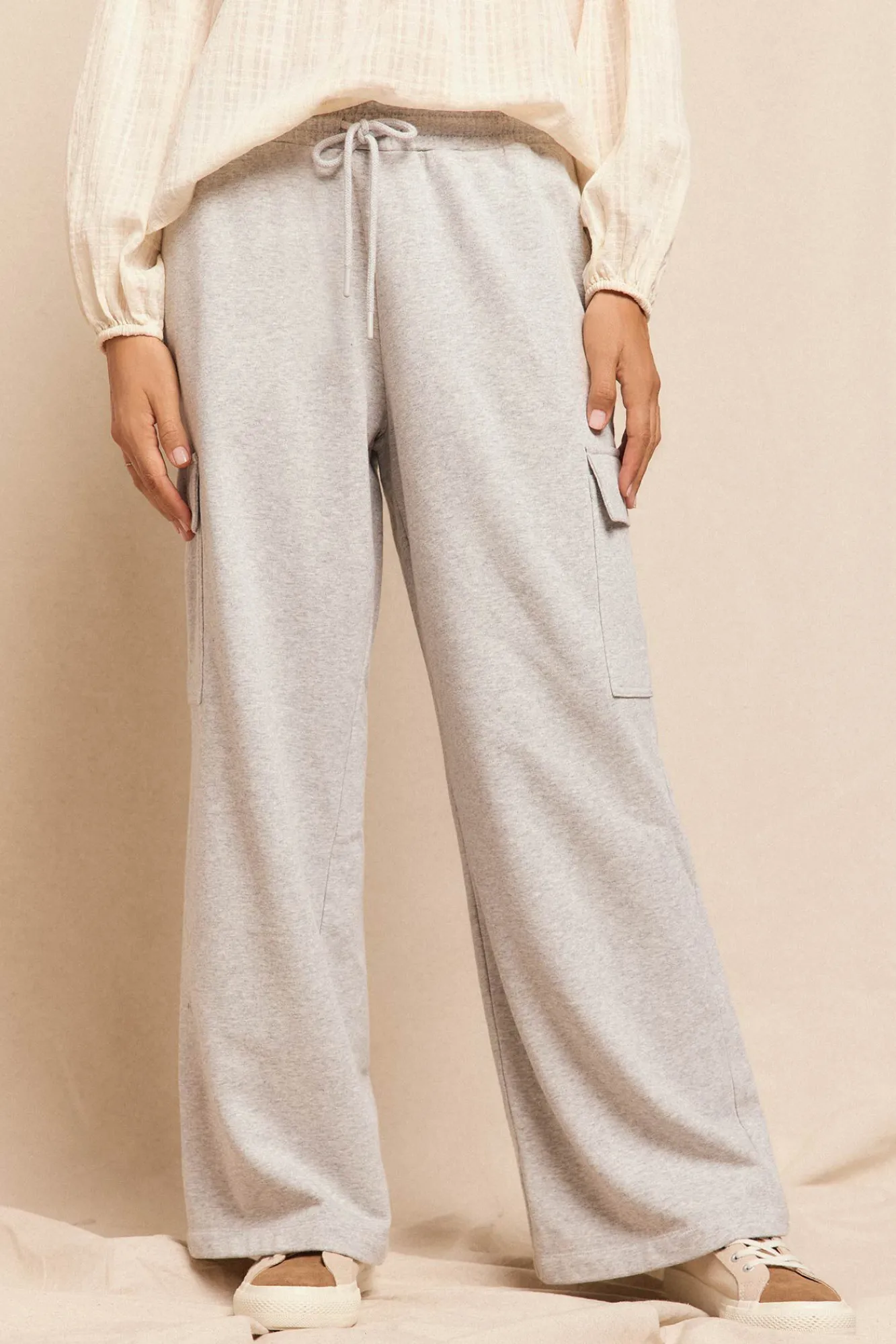 Mujer Slowlove Pantalones>Pantalón de chandal cargo