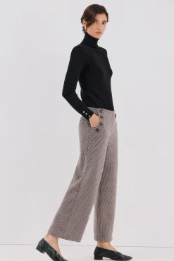 Mujer Cortefiel Pantalones>Pantalón de mujer crop y ancho