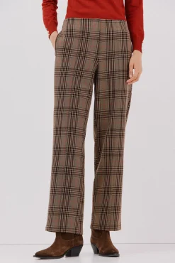 Mujer Cortefiel Pantalones|Trajes>Pantalón de mujer de cuadros