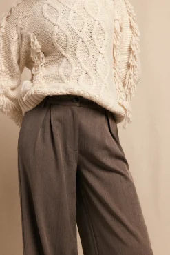 Mujer Slowlove Pantalones>Pantalón de pinzas rastrero