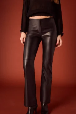 Mujer Slowlove Pantalones>Pantalón de simil piel