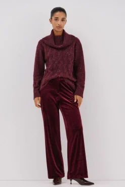 Mujer Cortefiel Pantalones>Pantalón de terciopelo