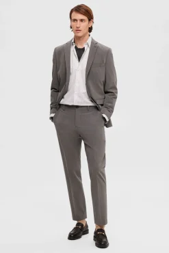 Hombre Selected Pantalones De Vestir|Pantalones>Pantalón de traje slim fit