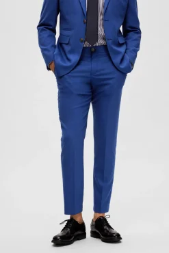 Hombre Selected Pantalones De Vestir|Trajes>Pantalón de traje Slim Fit con lana
