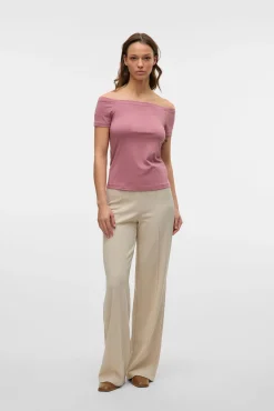 Mujer Vero Moda Pantalones>Pantalón de vestir elástico