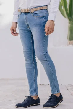 Hombre Celopman Vaqueros|Pantalones>Pantalón Denim Skinny