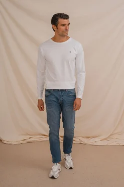 Hombre Celopman Pantalones>Pantalón Denim Slim Básico
