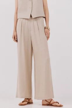 Mujer Cortefiel Pantalones>Pantalón fluido ancho