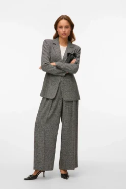 Mujer Vero Moda Pantalones>Pantalón largo efecto jaspeado