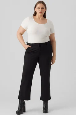 Mujer Vero Moda Curve Pantalones>Pantalón largo recto Curve