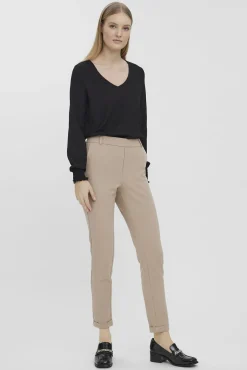 Mujer Vero Moda Pantalones>Pantalón largo recto de mujer