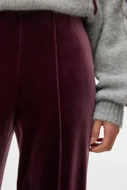 Mujer Vero Moda Pantalones>Pantalón largo terciopelo