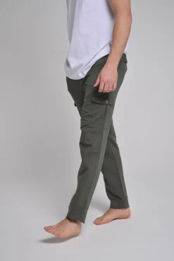 Hombre Cloking Pantalones>Pantalón Lino Cargo