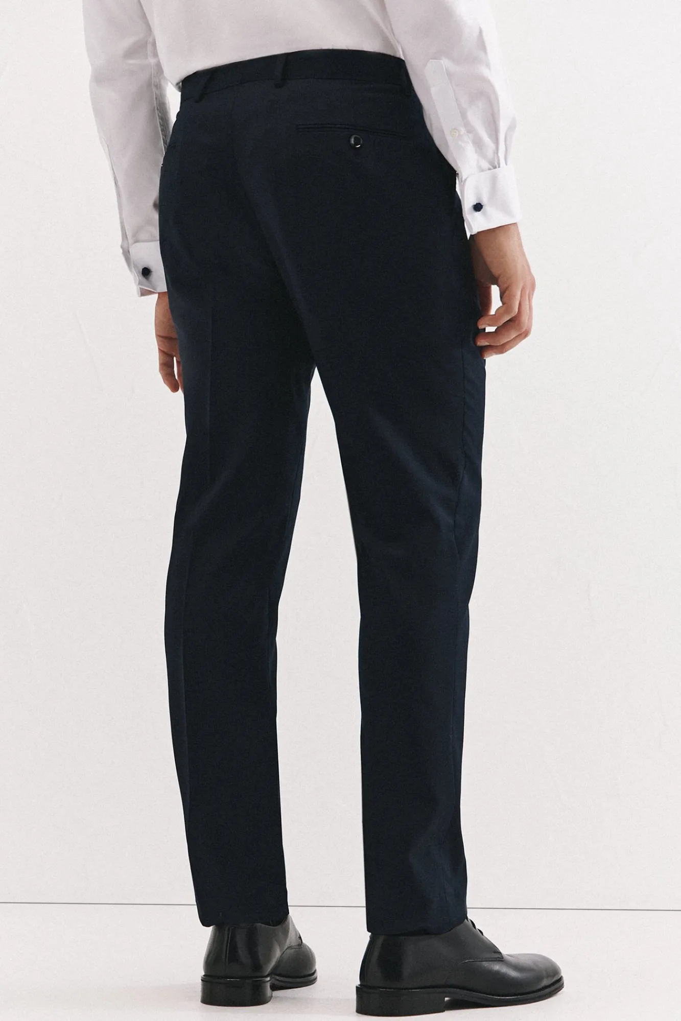 Hombre Cortefiel Pantalones De Vestir|Trajes>Pantalón marino slim fit