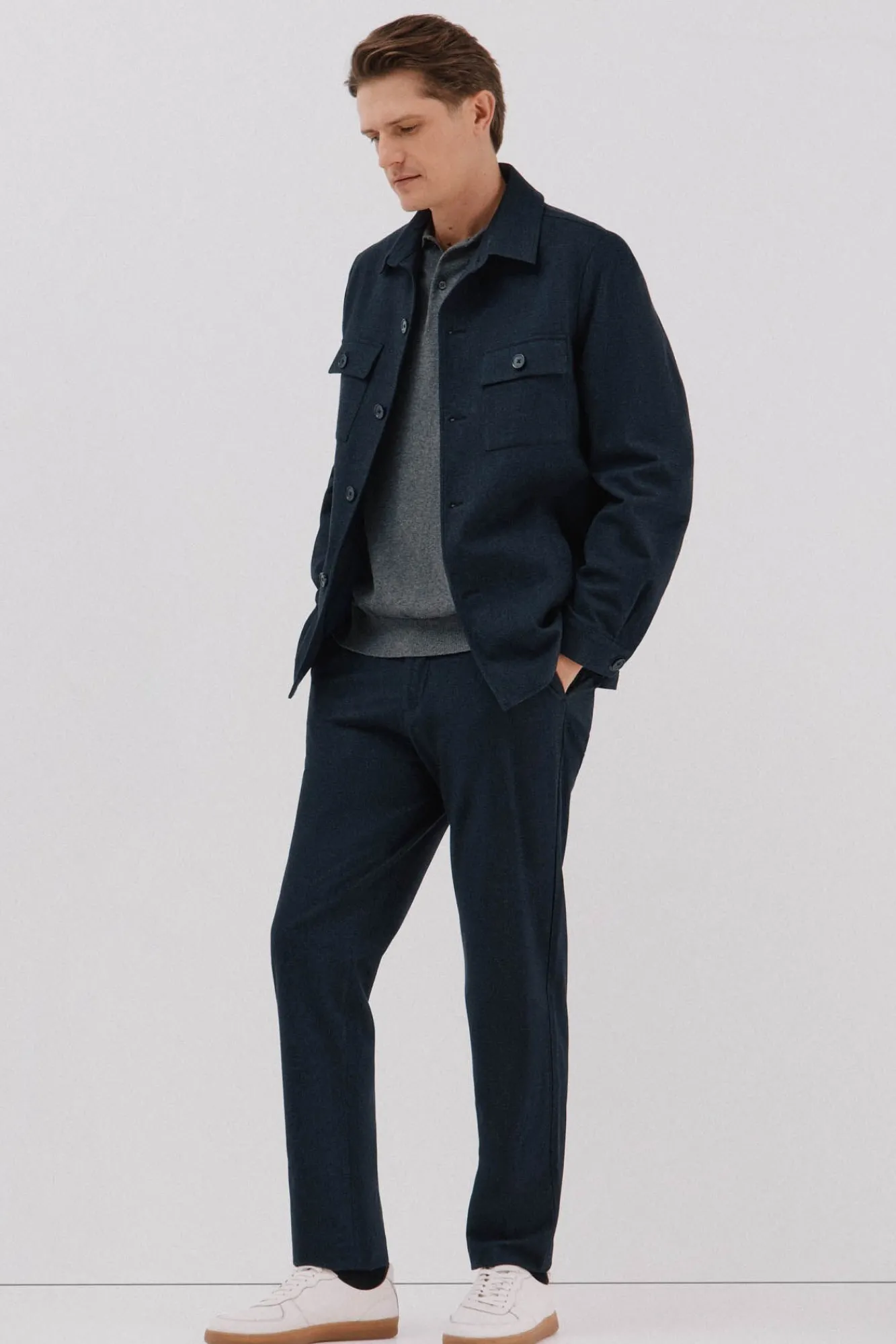 Hombre Cortefiel Pantalones De Vestir|Trajes>Pantalón microcuadro algodón