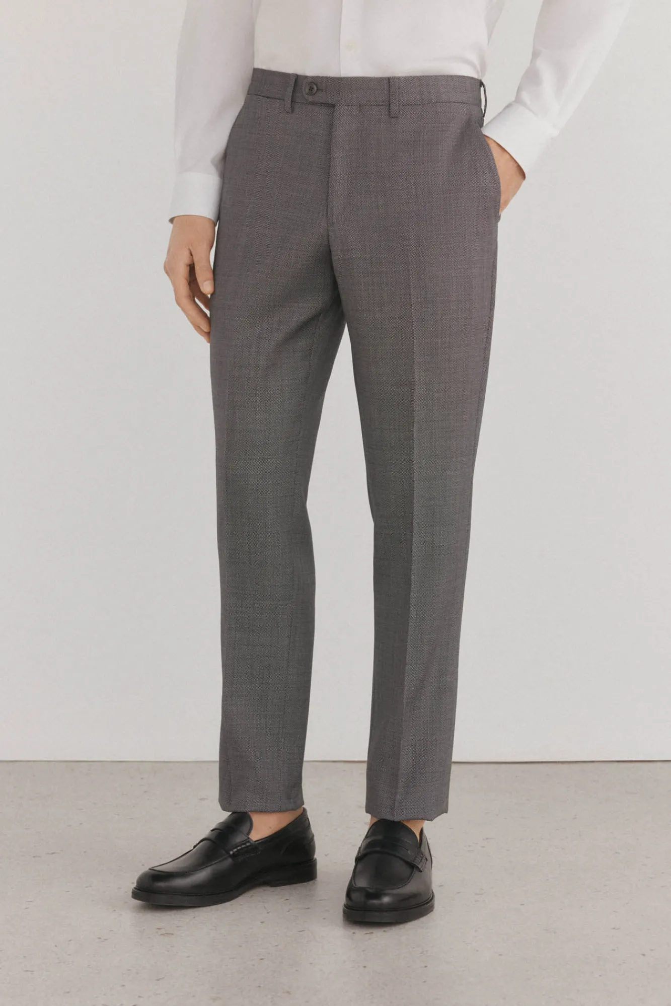 Hombre Pedro del Hierro Pantalones De Vestir|Trajes>Pantalón ojo de perdiz bi-stretch slim fit