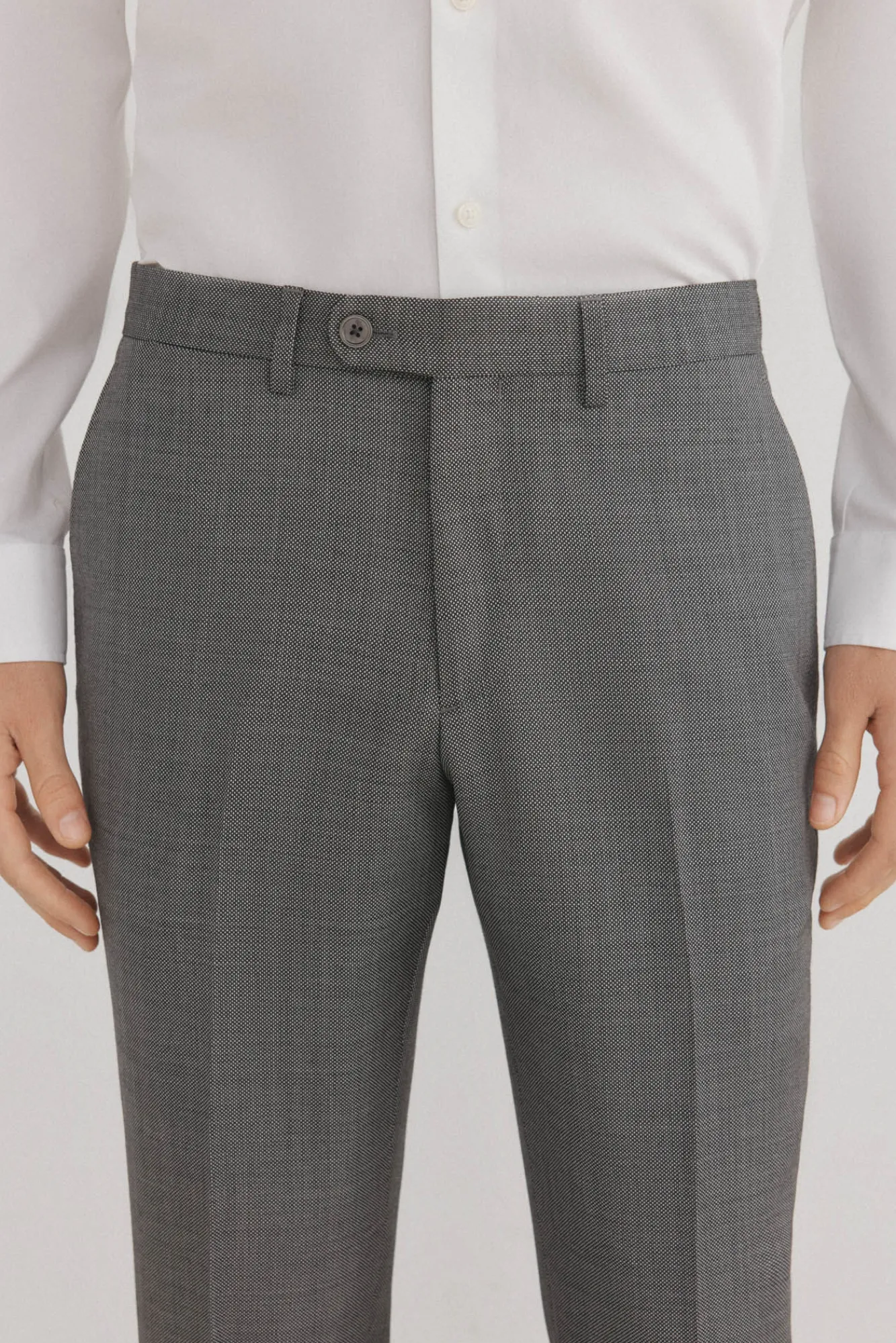 Hombre Pedro del Hierro Pantalones De Vestir|Trajes>Pantalón ojo de perdiz bi-stretch slim fit
