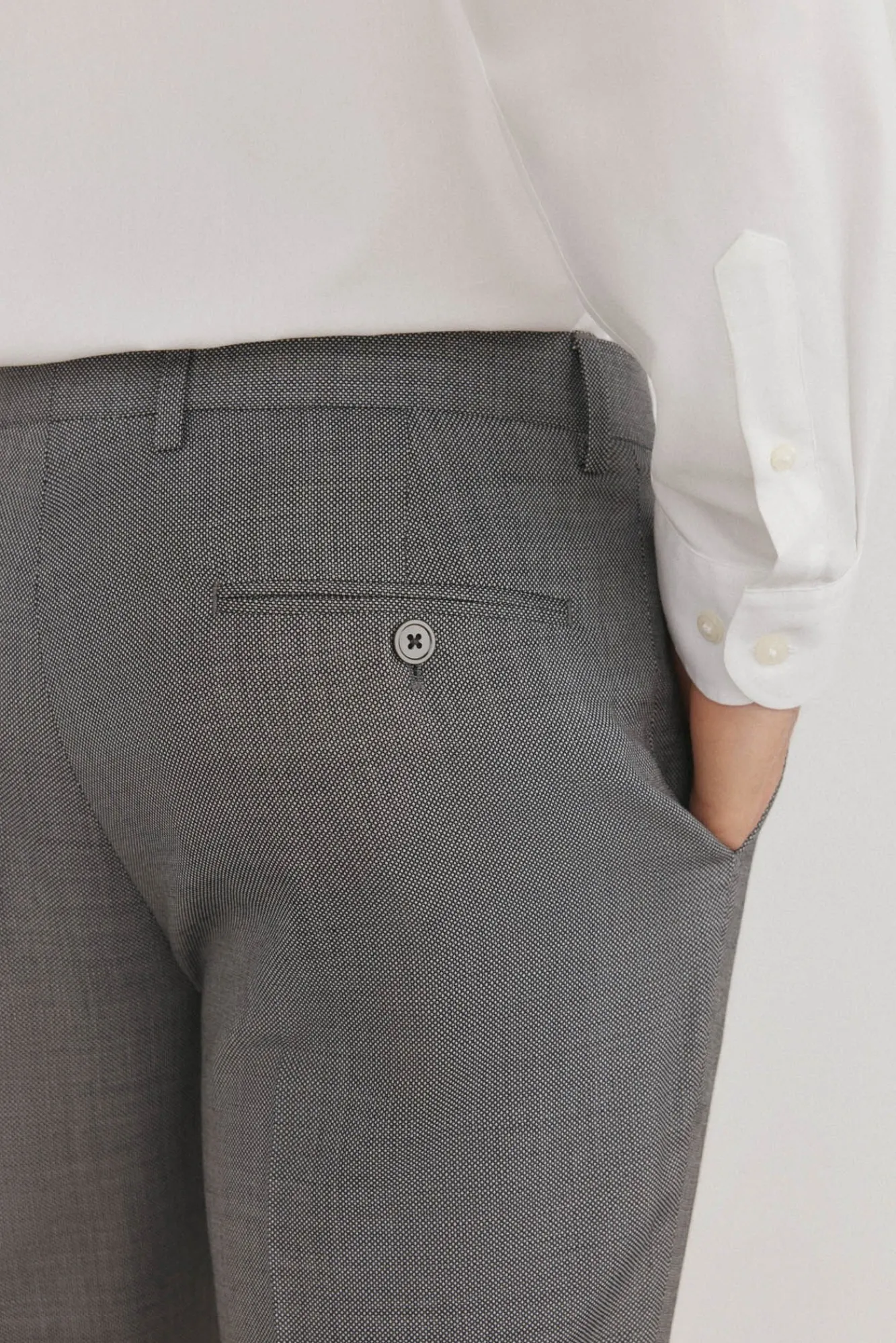 Hombre Pedro del Hierro Pantalones De Vestir|Trajes>Pantalón ojo de perdiz bi-stretch slim fit