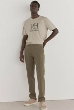 Hombre Pedro del Hierro Pantalones|Chinos>Pantalón premium chino ligero slim fit