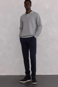 Hombre Pedro del Hierro Pantalones|Chinos>Pantalón premium chino slim fit