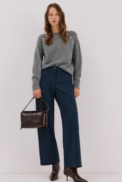 Mujer Cortefiel Pantalones>Pantalón punto roma espiga