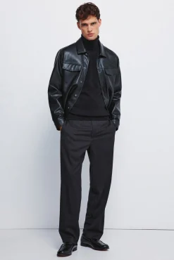 Hombre Springfield Pantalones>Pantalón rayas straight fit