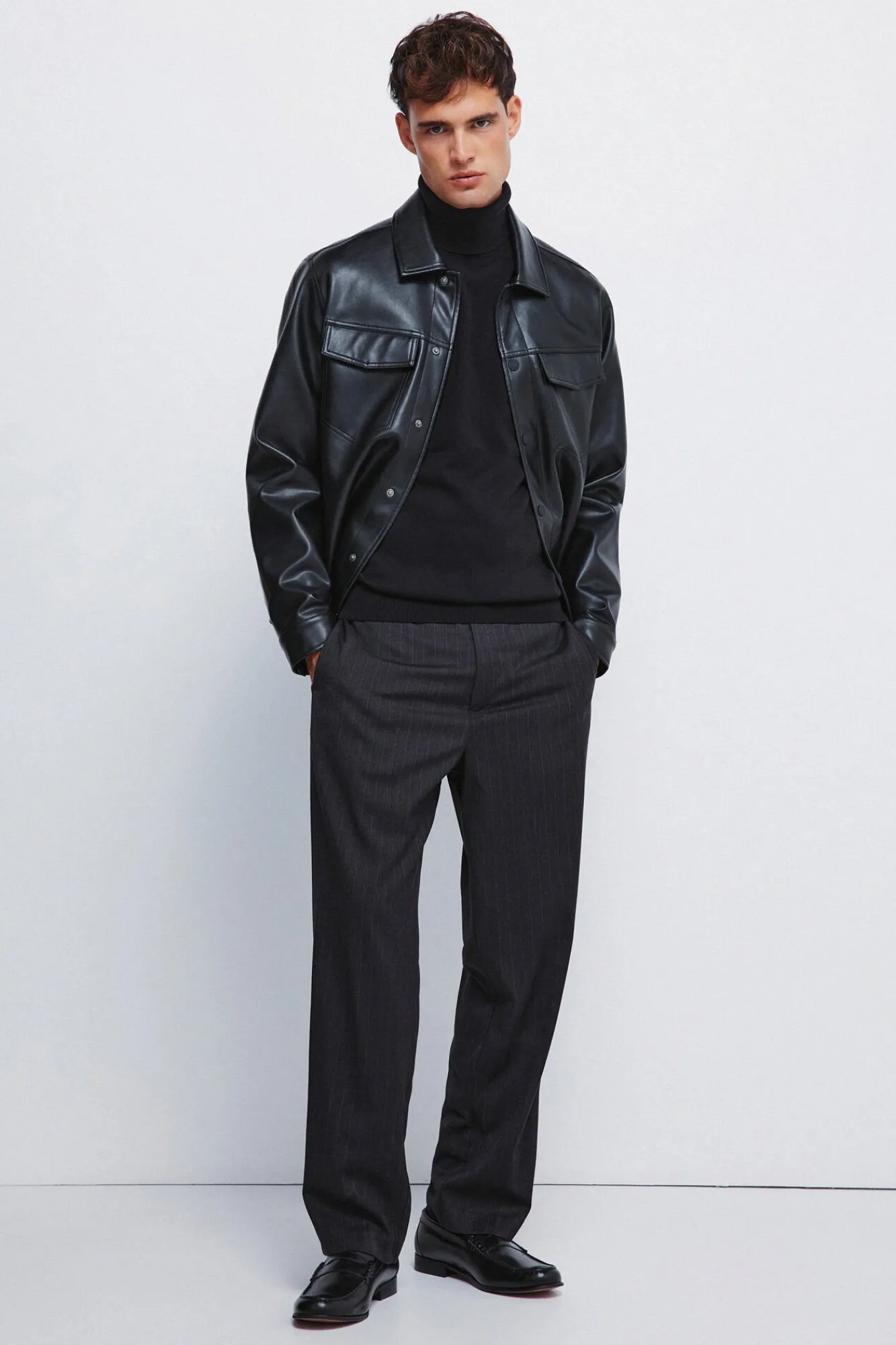 Hombre Springfield Pantalones>Pantalón rayas straight fit