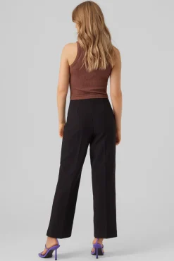 Mujer Vero Moda Pantalones>Pantalón recto de mujer de talle alto