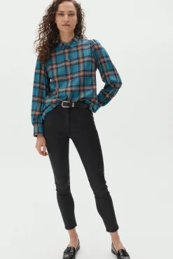 Mujer Caroll Vaqueros|Pantalones>Pantalón slim algodón elástico