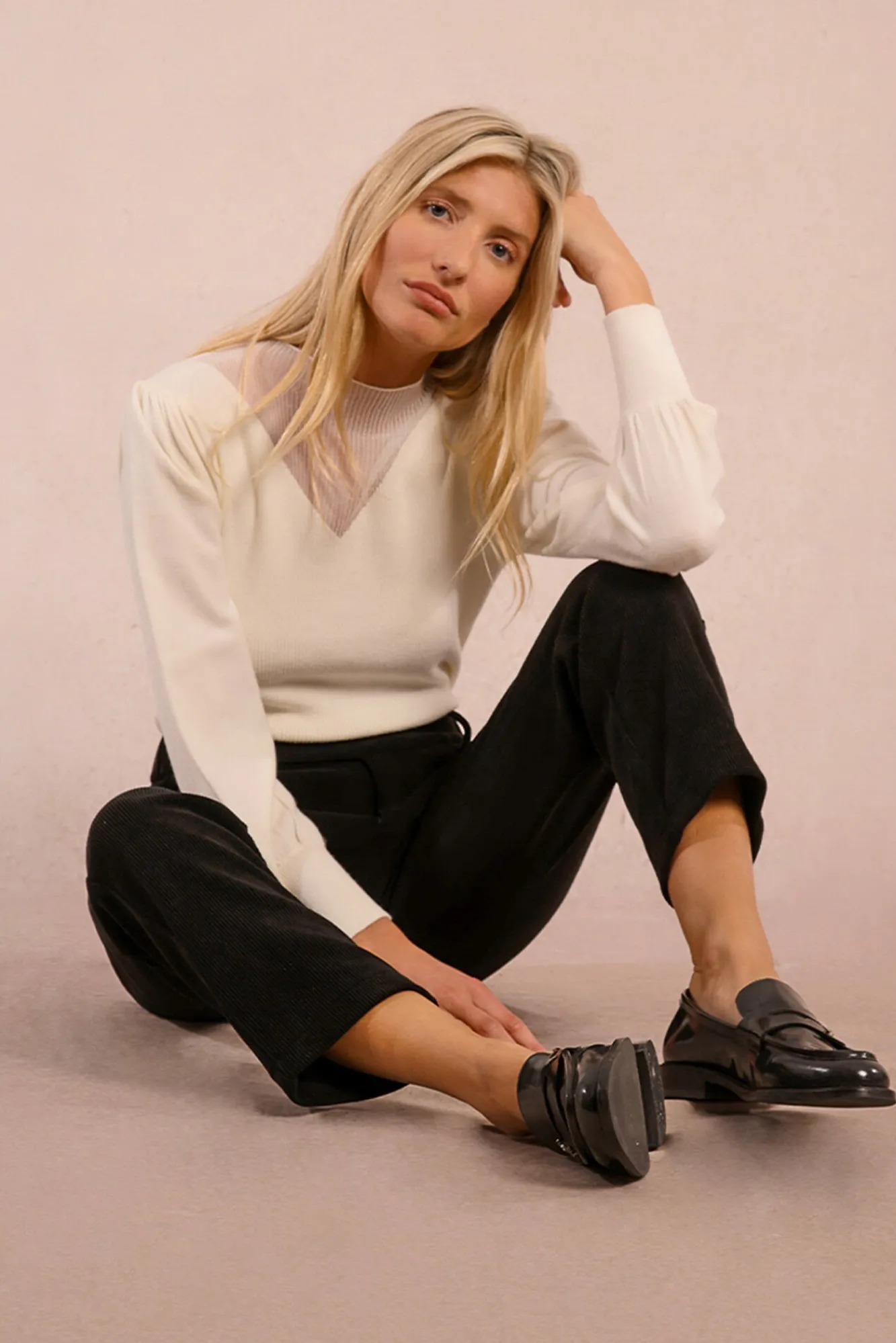 Mujer Molly Bracken Pantalones>Pantalón tobillero en tejido de micropana