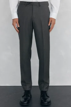 Hombre Pedro del Hierro Pantalones De Vestir|Trajes>Pantalón tostado slim fit