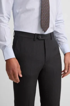Hombre Silbon Pantalones De Vestir|Trajes>Pantalón traje clasico espiga
