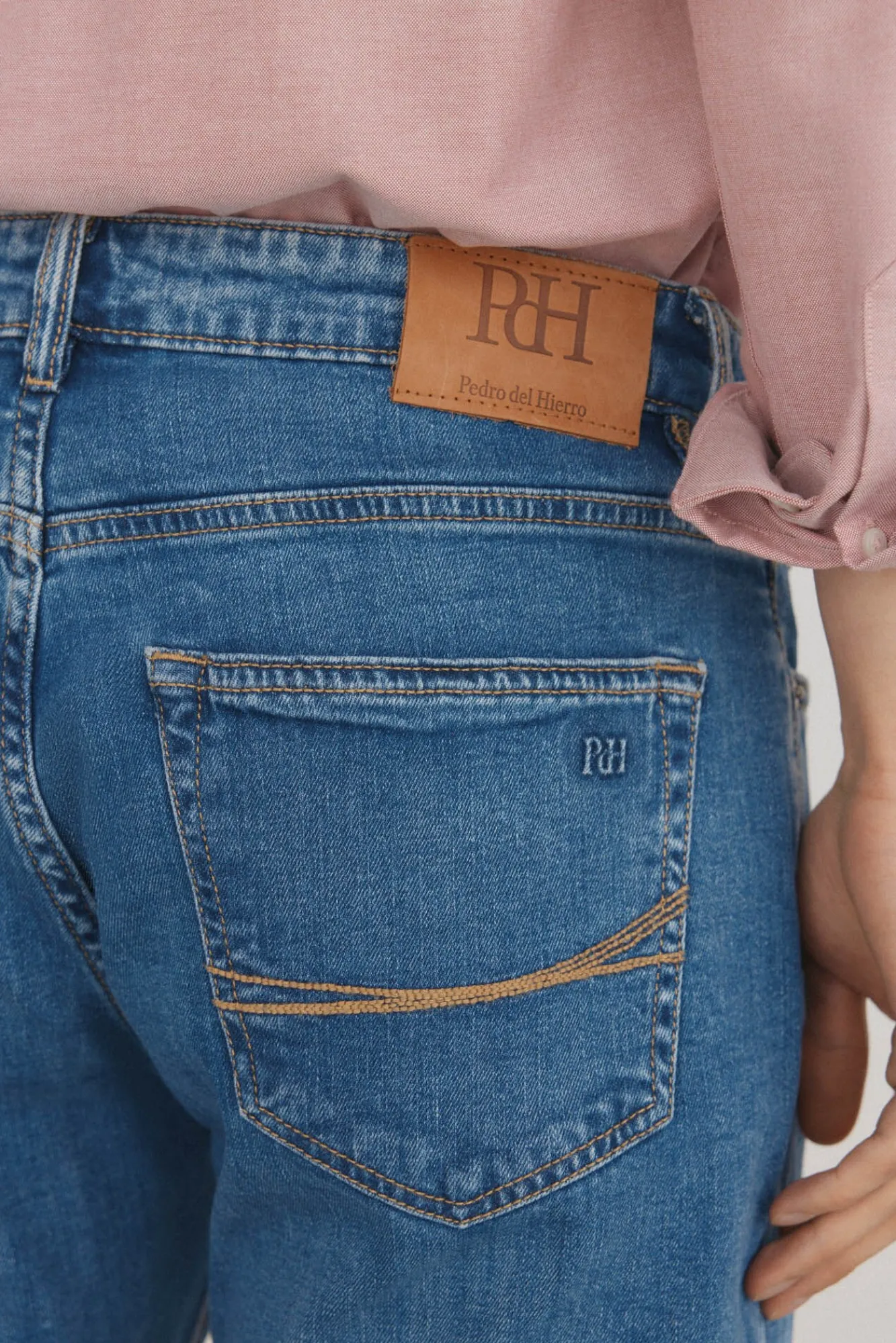 Hombre Pedro del Hierro Vaqueros|Pantalones>Pantalón vaquero premium flex regular fit