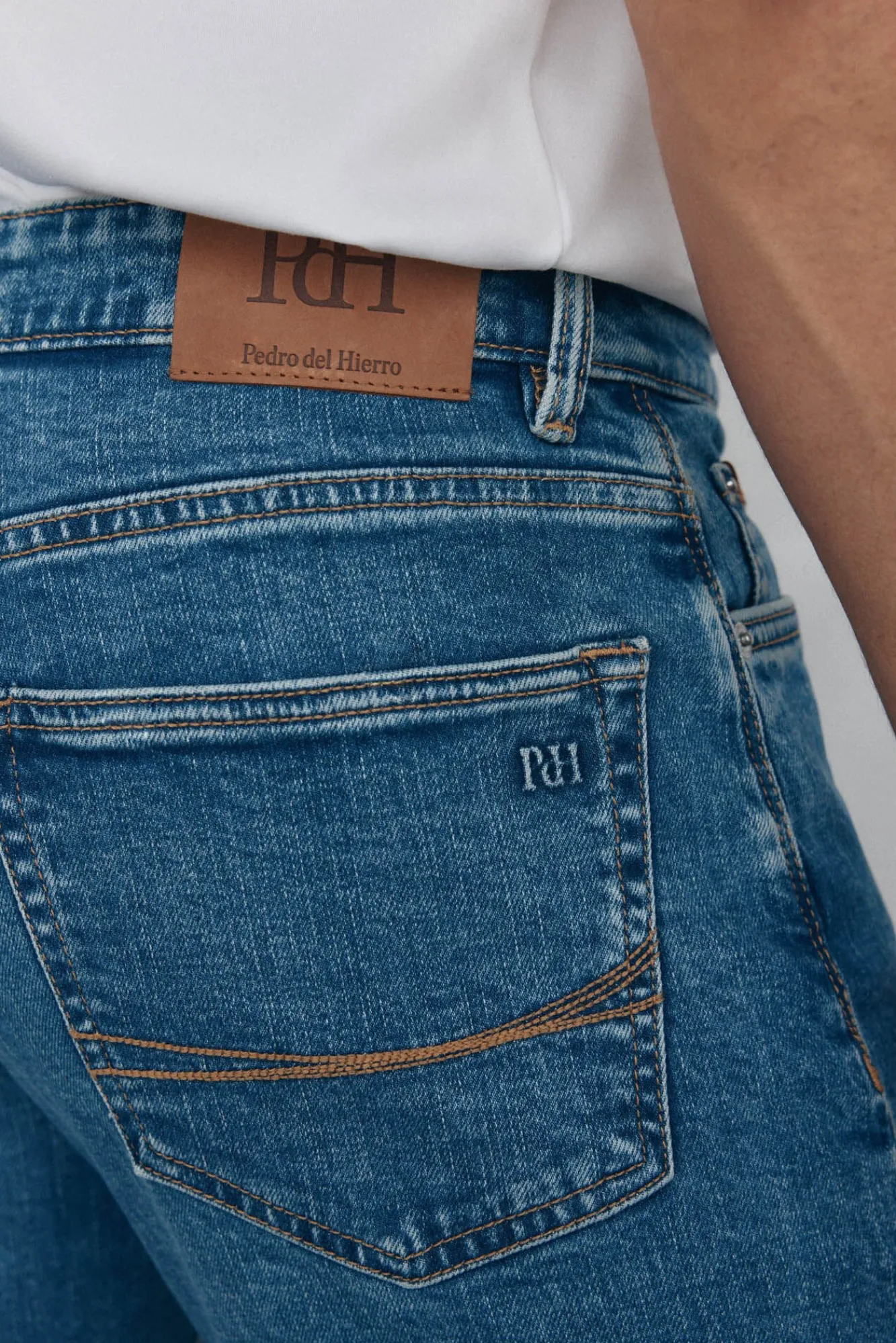 Hombre Pedro del Hierro Vaqueros|Pantalones>Pantalón vaquero premium flex regular fit