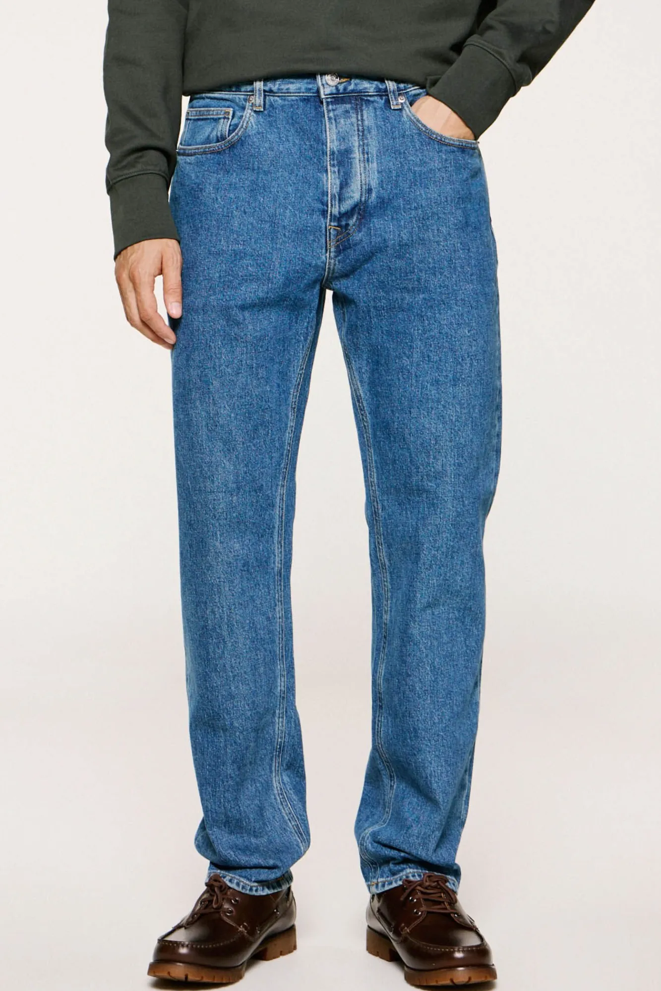 Hombre Selected Vaqueros|Pantalones>Pantalón vaquero Straight Fit