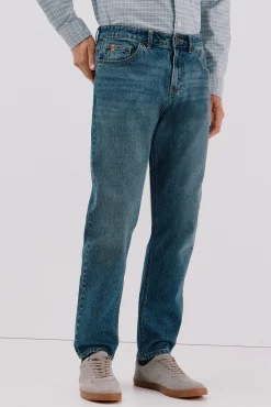 Hombre Cortefiel Vaqueros|Pantalones>Pantalón vaquero tapered fit