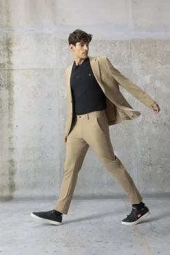 Hombre elPulpo Pantalones|Plumíferos Ligeros>Pantalón técnico ultraligero topo